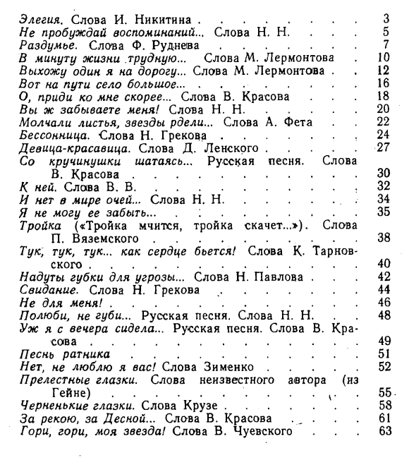 содержание сборника нот для фортепиано булахова - избранные песни