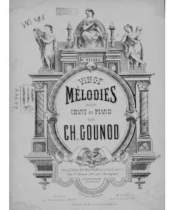 Melodies pour chant et piano par Ch. Gounod