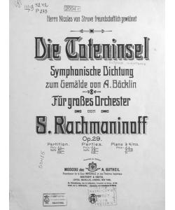 Die Coteninsel Symphonische Dichtung zum Gemalde von A. Bocklin