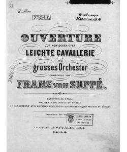 Ouverture zur komischen Oper "Leichte Cavallerie"