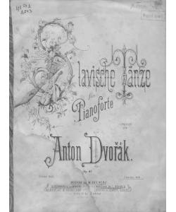 Slavische Tanze fur pianoforte