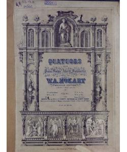 Quatuor № 4 pour Piano, Violon, Alto et Violoncelle composes par W. A. Mozart