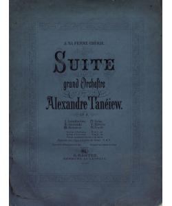 Suite pour grand Orchestre par Alexandre Taneiew