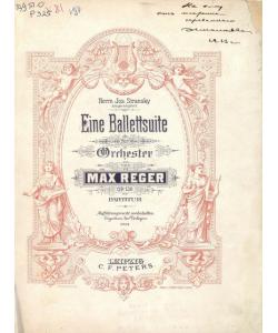 Fine Ballettsuite fur Orchester v. Max Reger