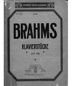 Sechs Klavierstucke v. J. Brahms